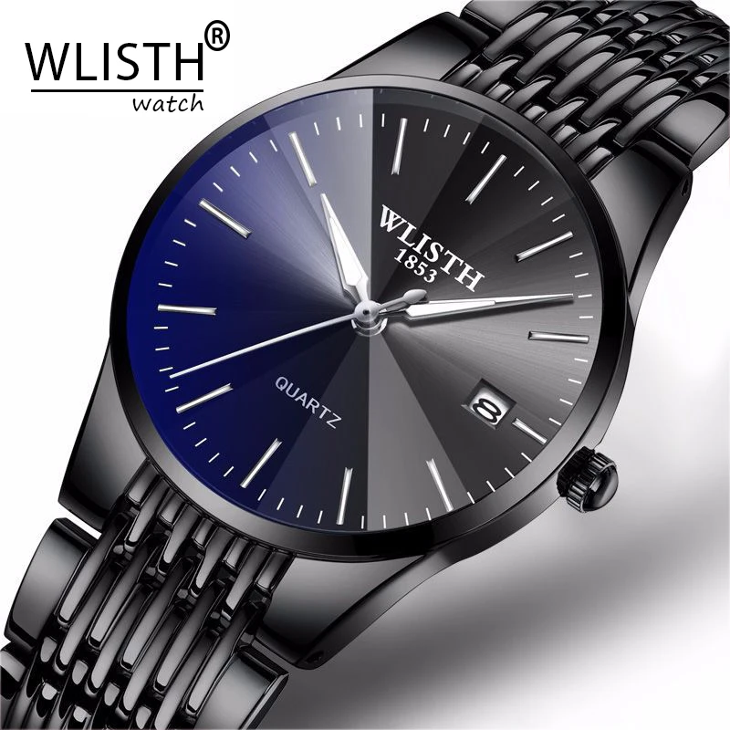 WLISTH Top Brand Luxury Mens Watches Waterproof Business Watches Man Quartz Ultra-thin Wrist Watch Male Clock Relogio Masculino
WLISTH Top Brand Luxury Mens Watches Waterproof Business Watches Man Quartz Ultra-thin Wrist Watch Male Clock Relogio Masculino