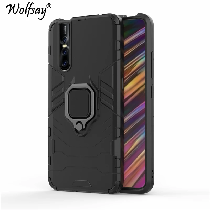 Wolfsay For Vivo V15 Pro Case, VIVO V15 Pro Car Holder Armor Cases Hard PC & Soft Silicone Cover for Vivo V15 Pro With Magnet
Wolfsay For Vivo V15 Pro Case, VIVO V15 Pro Car Holder Armor Cases Hard PC & Soft Silicone Cover for Vivo V15 Pro With Magnet