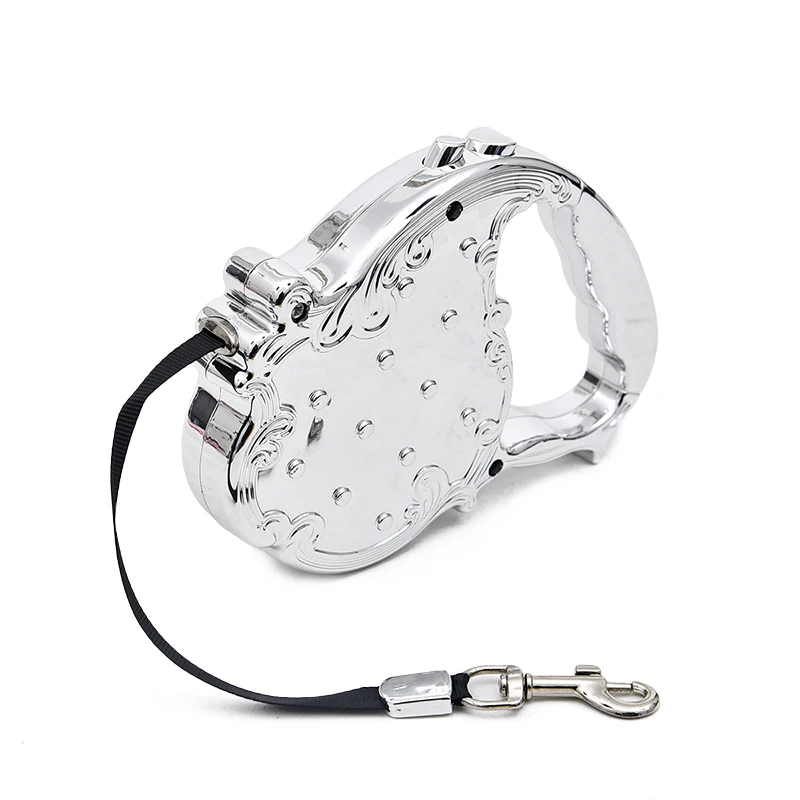 Retractable Dog Leashes Pet Auto Leash Retractable Puppy Luxury Design 3M Length Traction Rope Chain Quality Gold/Sliver Colors
Retractable Dog Leashes Pet Auto Leash Retractable Puppy Luxury Design 3M Length Traction Rope Chain Quality Gold/Sliver Colors