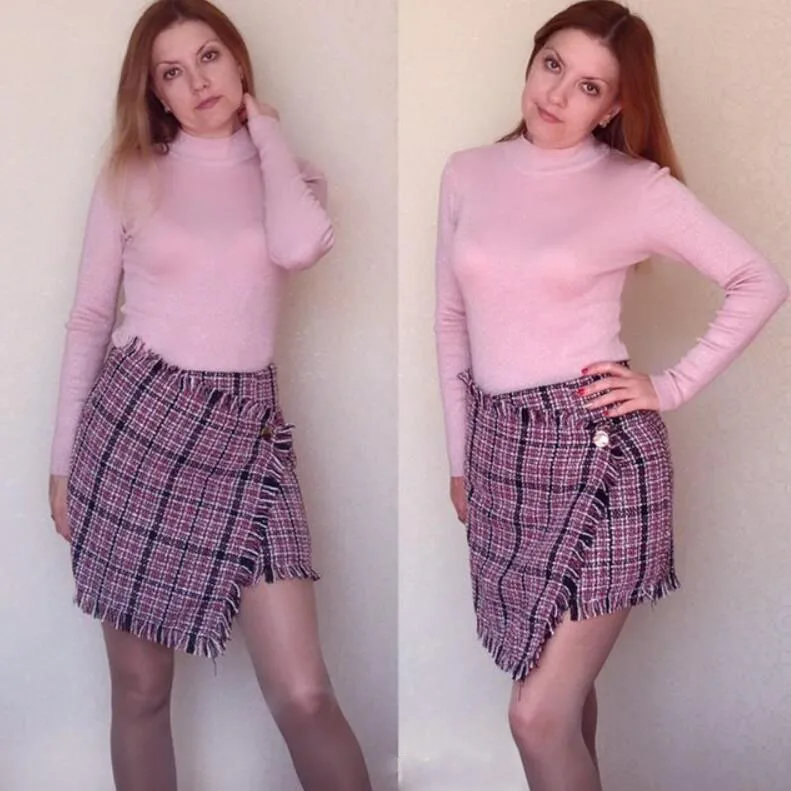 Denim Skirt Real Linen Polyester A-line Empire Lolita 2018 New Women's Skirt Lattice Tassel Irregular Mini Women Plaid
Denim Skirt Real Linen Polyester A-line Empire Lolita 2018 New Women's Skirt Lattice Tassel Irregular Mini Women Plaid