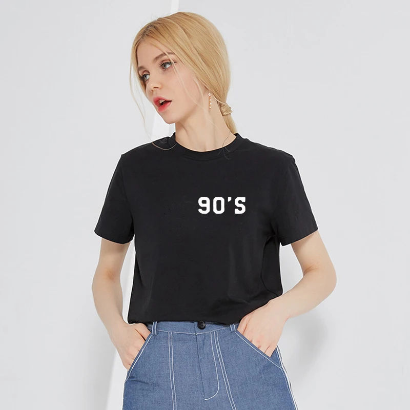 Summer top quality cotton 90s printed t shirt women casual short sleeve women t-shirt female o-neck women tshirt
Summer top quality cotton 90s printed t shirt women casual short sleeve women t-shirt female o-neck women tshirt