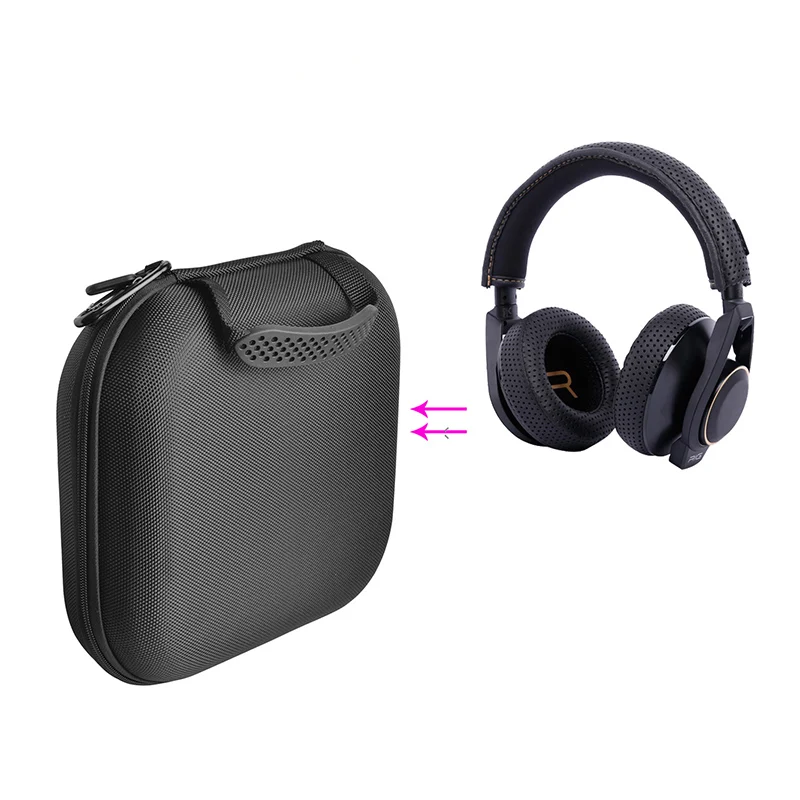 Жесткий чехол из ЭВА для Plantronics наушники вкладыши rig 600 HIFI с Bluetooth защитный