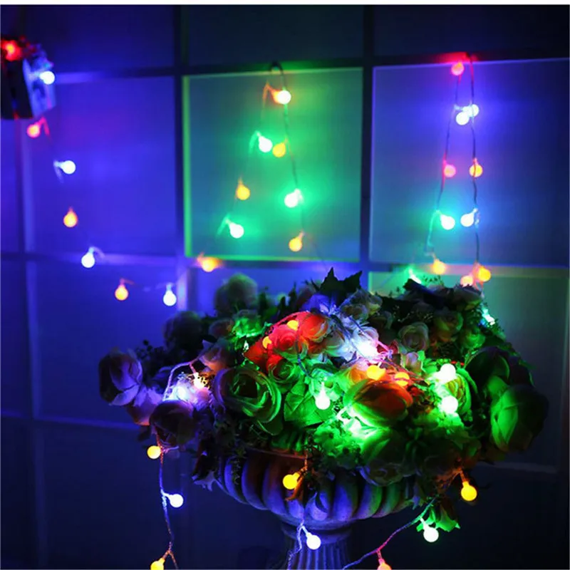 10M 100LEDS Holiday led String Light 110-220V Ball led String Light Outdoor Wedding Party Decoration led String Light EU/US PLUG
10M 100LEDS Holiday led String Light 110-220V Ball led String Light Outdoor Wedding Party Decoration led String Light EU/US PLUG