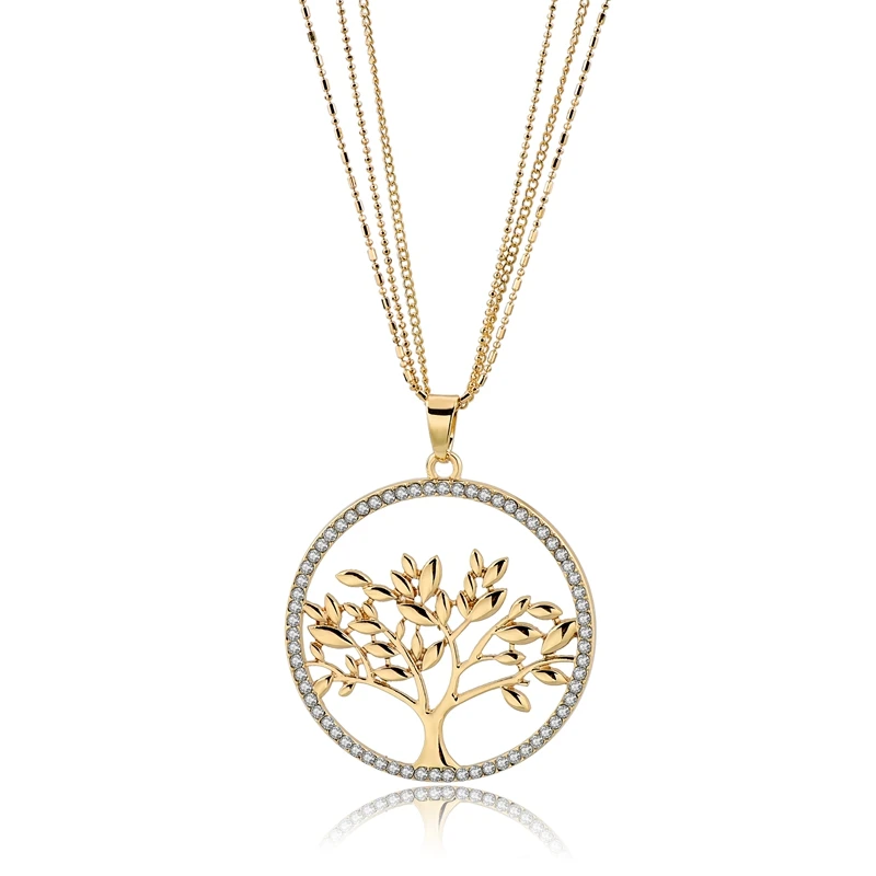 LongWay Hot 2019 Tree Pendants Long 3pcs Chain Rhinestone Pendant Gold Necklace For Women SNE180013
LongWay Hot 2019 Tree Pendants Long 3pcs Chain Rhinestone Pendant Gold Necklace For Women SNE180013