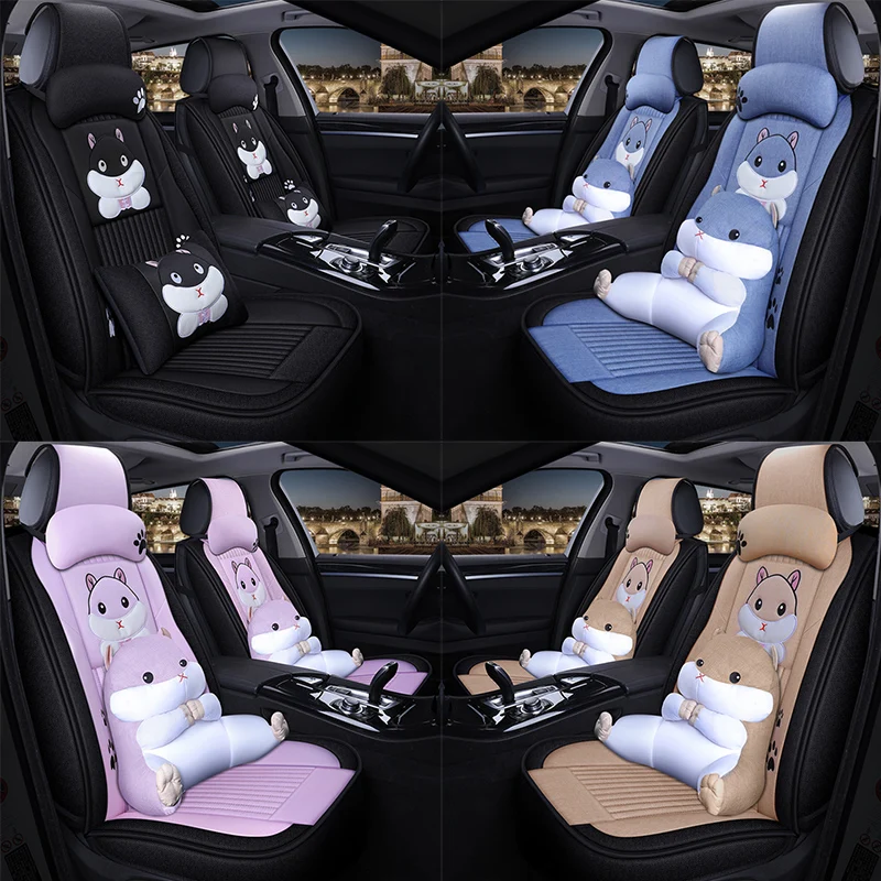 cartoon car seat cover cute hamster seats cushion set flax fabrics cloth auto seat covers universal four seasons car accessories
cartoon car seat cover cute hamster seats cushion set flax fabrics cloth auto seat covers universal four seasons car accessories
