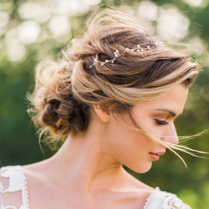 Handmade Romantic Simple Rose Gold Hair Band Pearl Ribbon Wedding Headbands Bridal Pageant Head Pieces For Women Girls
Handmade Romantic Simple Rose Gold Hair Band Pearl Ribbon Wedding Headbands Bridal Pageant Head Pieces For Women Girls