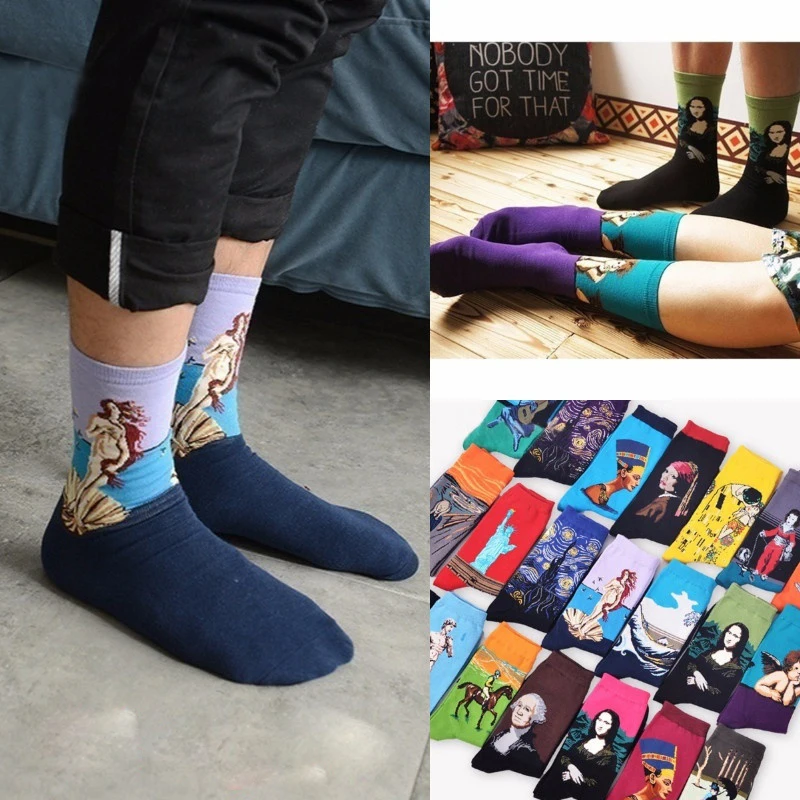 3D Retro Art socks Women Men Funny Novelty Starry Night Vintage Tube happy Socks For Women Long Cotton van gogh socks novelty
3D Retro Art socks Women Men Funny Novelty Starry Night Vintage Tube happy Socks For Women Long Cotton van gogh socks novelty