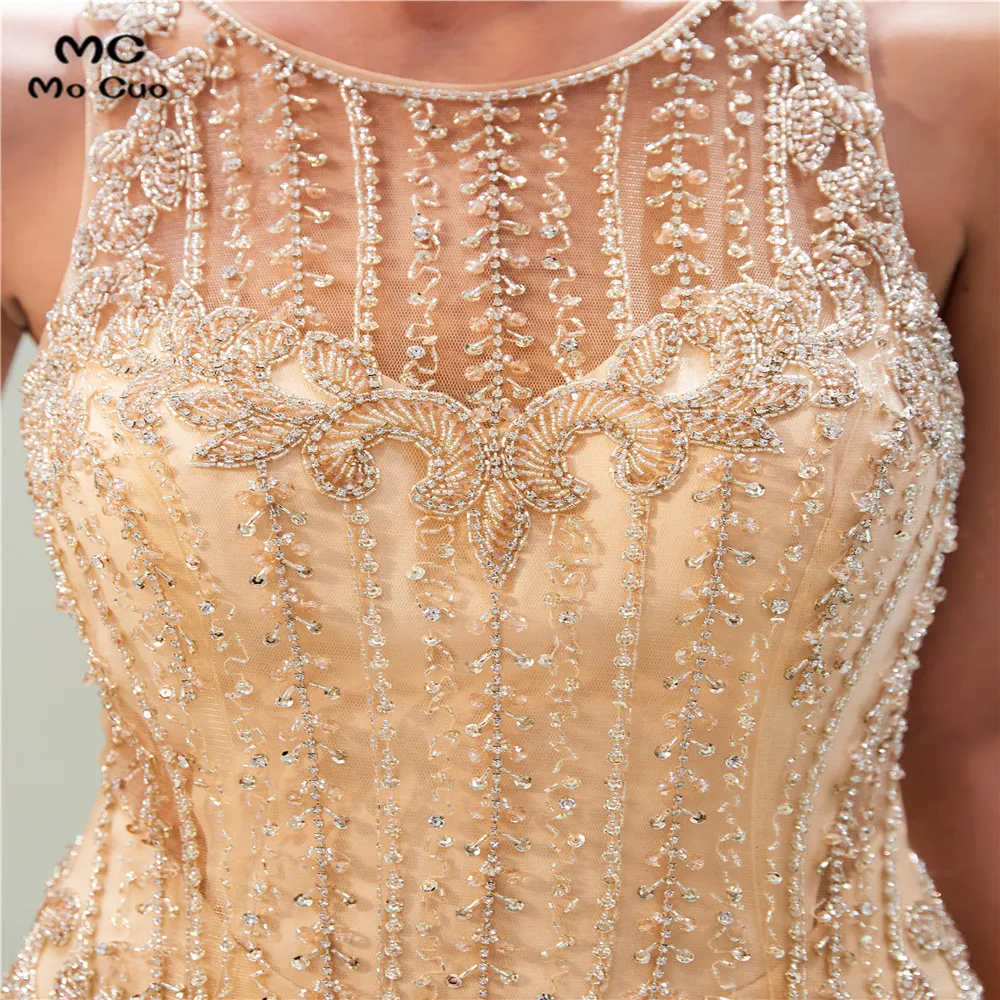 Luxuries Illusion Mermaid Evening Prom Dresses Long with Heavy Beaded Crystals Sleeveless Tulle Women's Evening Party Dress
Luxuries Illusion Mermaid Evening Prom Dresses Long with Heavy Beaded Crystals Sleeveless Tulle Women's Evening Party Dress