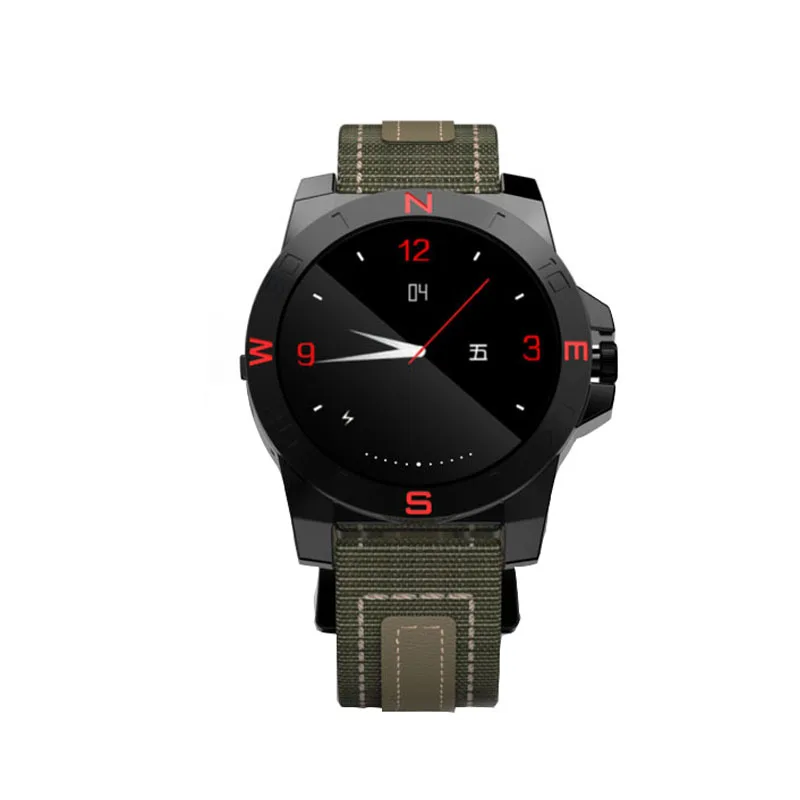 Sport Smart Watch Men Outdoor Bracelet Mountaineering Cycling Round Screen Stainless Steel Dial | Электроника