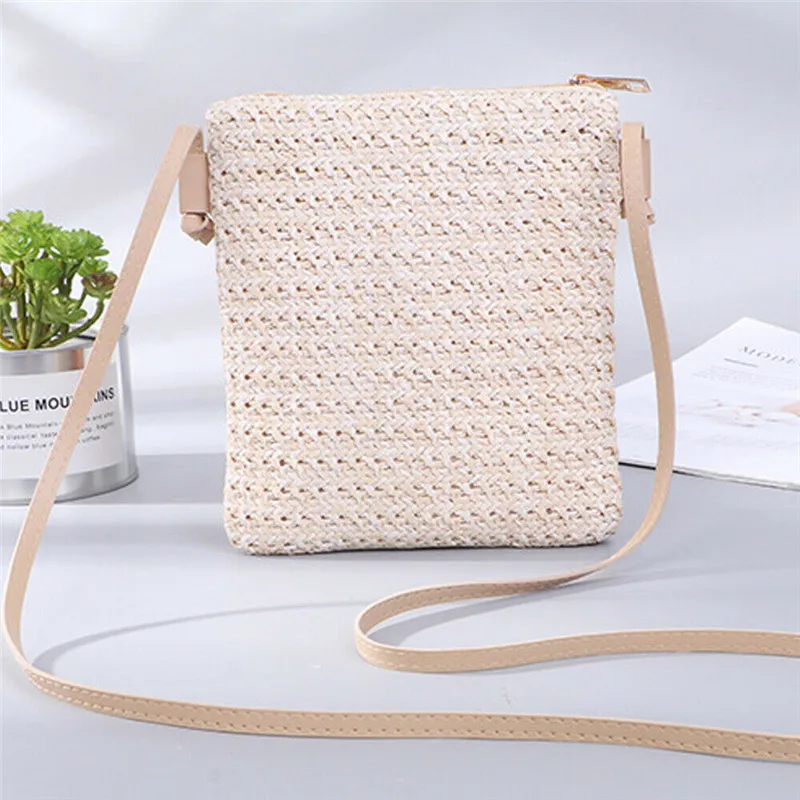 Women's Straw Plait Shoulder Bag New Soild Color Small Square Bags Ladies' Fashioanable Slanted Crossbody Handy Bags Hot Selling
Women's Straw Plait Shoulder Bag New Soild Color Small Square Bags Ladies' Fashioanable Slanted Crossbody Handy Bags Hot Selling
