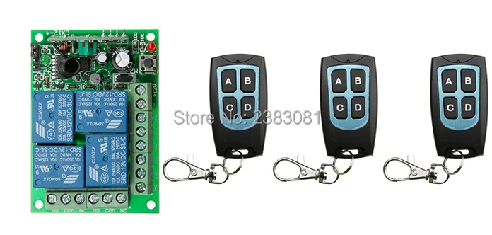 Новинка DC12V 4CH RF Беспроводная система дистанционного управления teleswitch 3 передатчик и 1 приемник Универсальный пульт дистанционного управления
Новинка DC12V 4CH RF Беспроводная система дистанционного управления teleswitch 3 передатчик и 1 приемник Универсальный пульт дистанционного управления