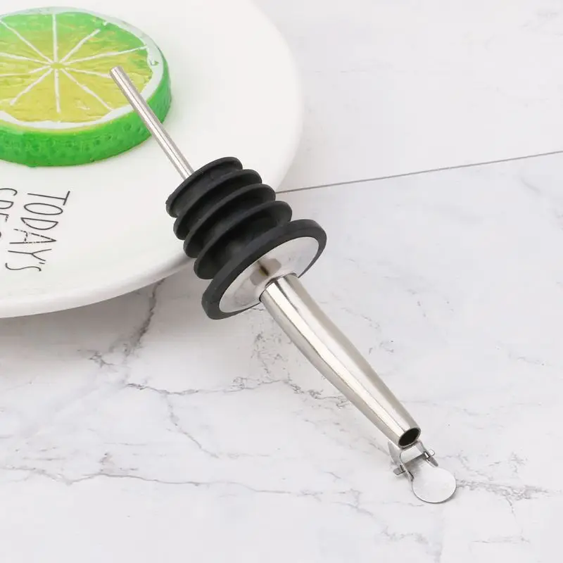 Stainless Steel Whisky Liquor Oil Flow Wine Bottle Pourer Pour Spout Stopper With Lid Barware Tool
Stainless Steel Whisky Liquor Oil Flow Wine Bottle Pourer Pour Spout Stopper With Lid Barware Tool