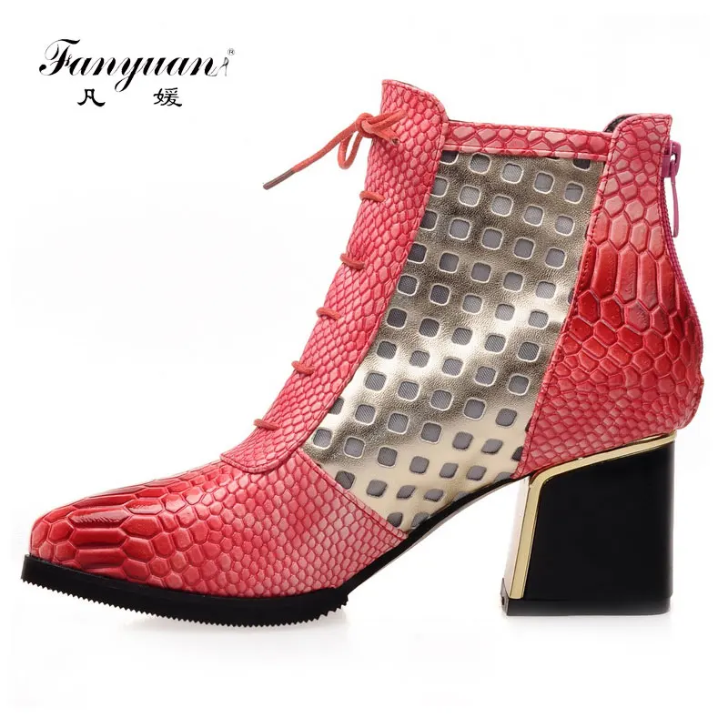 Fanyuan 2018 Autumn/Winter Ankle Women Boots Metal Decoration Zipper High Heels Thick Heels Pointed Toe Daytime Women Shoes
Fanyuan 2018 Autumn/Winter Ankle Women Boots Metal Decoration Zipper High Heels Thick Heels Pointed Toe Daytime Women Shoes