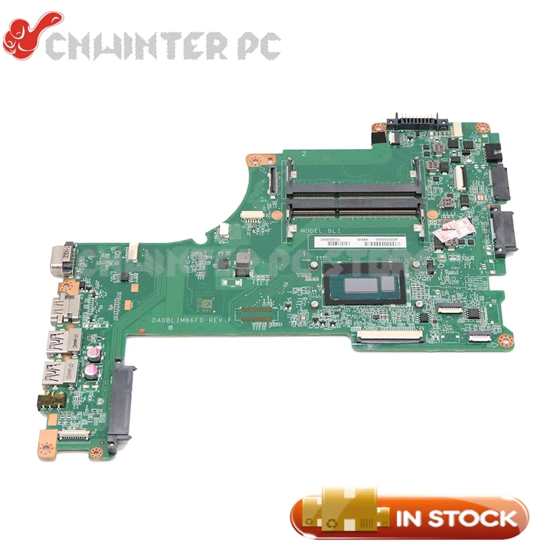 NOKOTION A000302740 DA0BLIMB6F0 laptop motherboard For toshiba satellite L55T-B L55-B L55T main board i5-5200U cpu
NOKOTION A000302740 DA0BLIMB6F0 laptop motherboard For toshiba satellite L55T-B L55-B L55T main board i5-5200U cpu