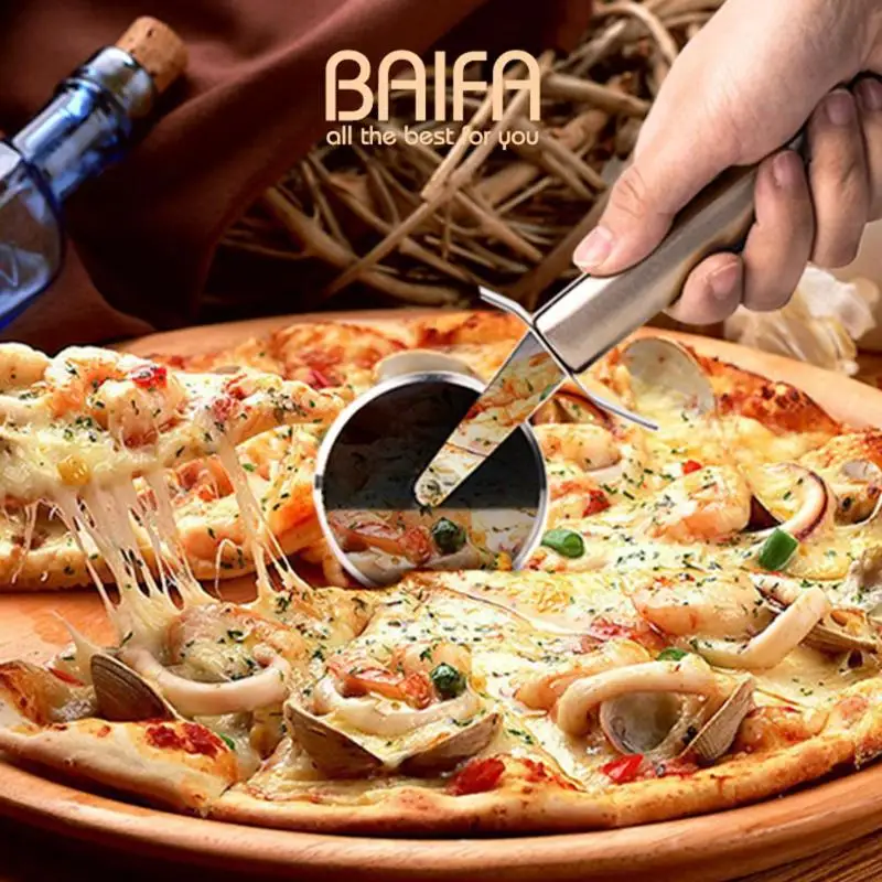 Roller Pizza Knife Cutter Pastry Pasta Stainless Steel Dough Crimper Wheel Rolling Slicer Pastry Cutting kitchen Baking Tools
Roller Pizza Knife Cutter Pastry Pasta Stainless Steel Dough Crimper Wheel Rolling Slicer Pastry Cutting kitchen Baking Tools