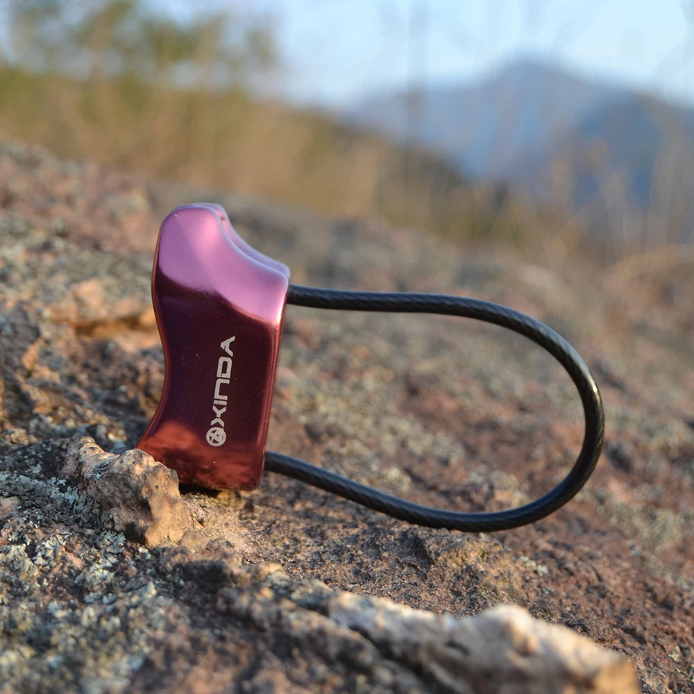 XINDA Professional Rappel ATC Belay Device Aluminum 25KN Descender Outdoor Camping & Hiking Rock Climbing Equipment
XINDA Professional Rappel ATC Belay Device Aluminum 25KN Descender Outdoor Camping & Hiking Rock Climbing Equipment