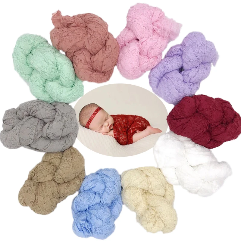 50*160 CM Lace Stretch Newborn Photography Wraps Swaddle Baby Infant Photo Props Blankets Gauze Wraps Pictures Clothing
50*160 CM Lace Stretch Newborn Photography Wraps Swaddle Baby Infant Photo Props Blankets Gauze Wraps Pictures Clothing