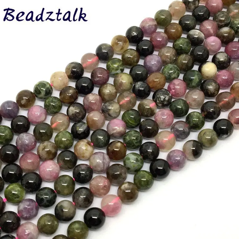 Natural Round Stone Bead Strand Smooth 4 mm 6 mm 8 mm 10 mm 12 mm Colorful Tourmaline For DIY Jewelry Making Supplies
Natural Round Stone Bead Strand Smooth 4 mm 6 mm 8 mm 10 mm 12 mm Colorful Tourmaline For DIY Jewelry Making Supplies