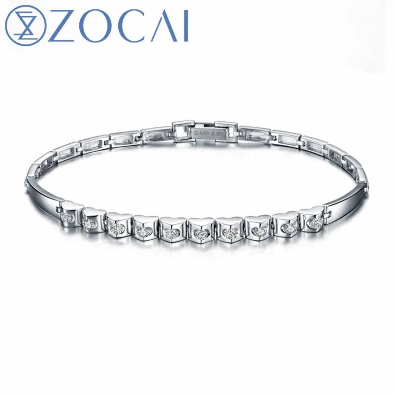 Новый дизайн браслет ZOCAI с бриллиантами, настоящий сертификат, 0,40 карат, бриллиант, 18 карат, белое золото, браслет для вечеринки и подарка
Новый дизайн браслет ZOCAI с бриллиантами, настоящий сертификат, 0,40 карат, бриллиант, 18 карат, белое золото, браслет для вечеринки и подарка