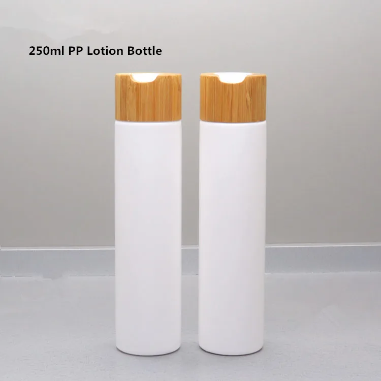 250ml White Plastic Cosmetic Emulsion Bottle with Bamboo Press disc cap Empty Travel Hair Tonic/Shampoo/Body Wash/Lotion Bottle
250ml White Plastic Cosmetic Emulsion Bottle with Bamboo Press disc cap Empty Travel Hair Tonic/Shampoo/Body Wash/Lotion Bottle