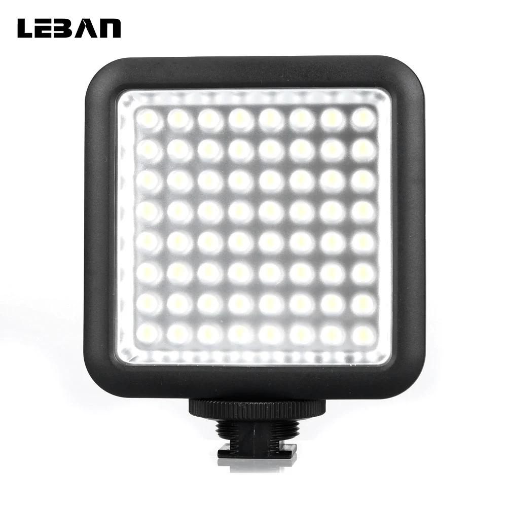 Godox LED64 Светодиодная лампа для видеокамеры DSLR Мини видеорегистратор