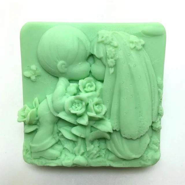 New Wedding Soap Silicone Mold Boy Girl Dress Couple Cake Decorating Molds Kiss Mould Rose Kitchen Baking Accessory Tools H524
New Wedding Soap Silicone Mold Boy Girl Dress Couple Cake Decorating Molds Kiss Mould Rose Kitchen Baking Accessory Tools H524