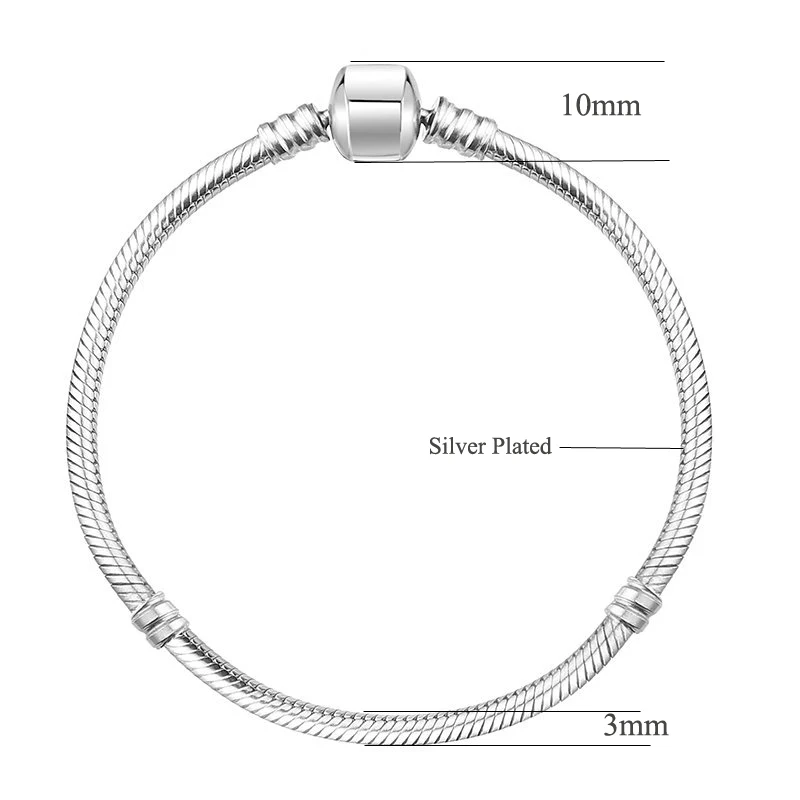 CUTEECO High Quality 17-21cm Charms Bracelet European Fashion Snake Chain Heart Bracelet For Women Jewelry
CUTEECO High Quality 17-21cm Charms Bracelet European Fashion Snake Chain Heart Bracelet For Women Jewelry