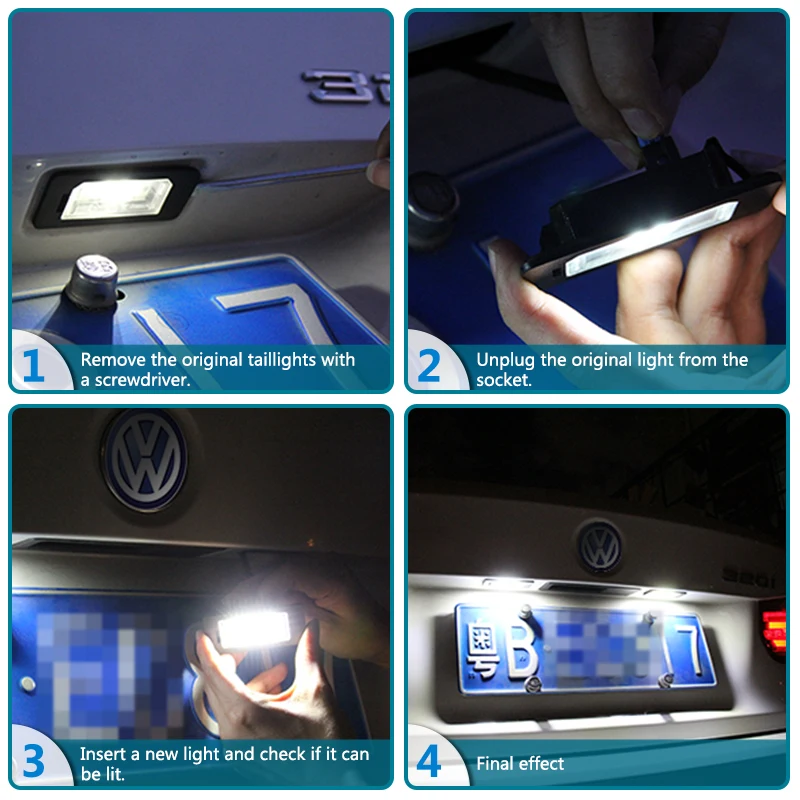2 Pcs Car Number License Plate Lamp Led Light Accessories For Audi A5 / S5 Q5 TT RS 2008-2012 A4 B8 S4 10-12 8T0943021
2 Pcs Car Number License Plate Lamp Led Light Accessories For Audi A5 / S5 Q5 TT RS 2008-2012 A4 B8 S4 10-12 8T0943021