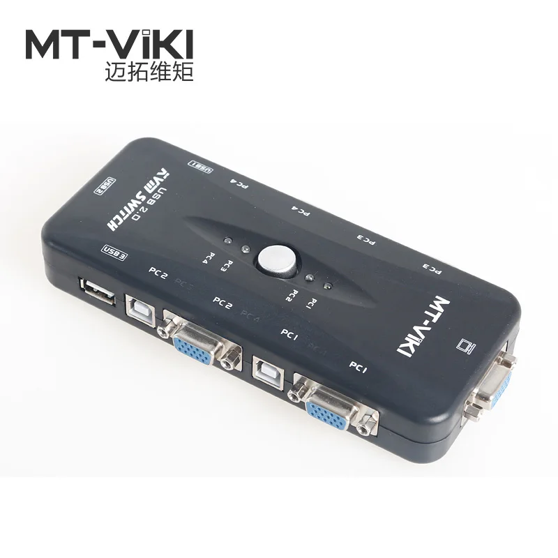 MT-VIKI 4 порта VGA USB KVM переключатель ручная кнопка классическая модель 1 комплект Управление клавиатурой мышью 4 шт. с оригинальным кабелем 401UK
MT-VIKI 4 порта VGA USB KVM переключатель ручная кнопка классическая модель 1 комплект Управление клавиатурой мышью 4 шт. с оригинальным кабелем 401UK