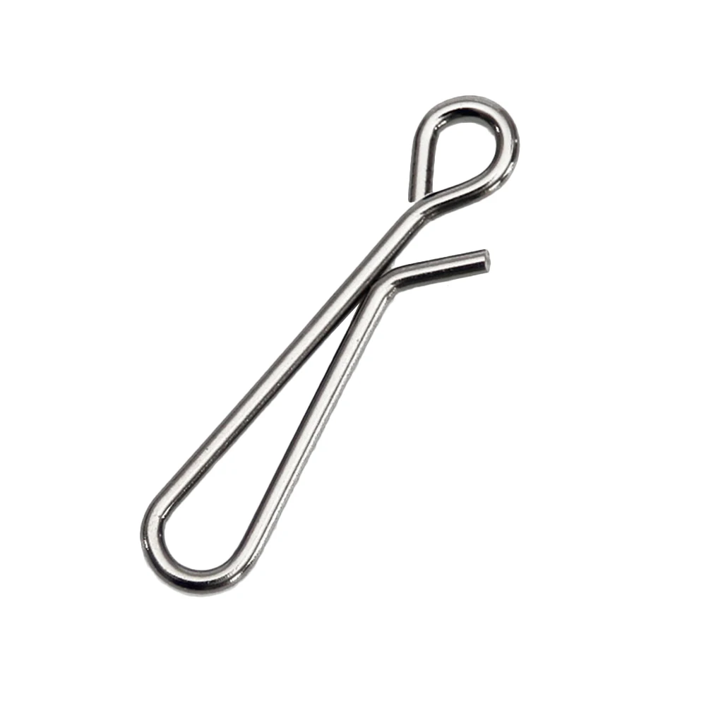 100pcs Stainless Steel Fishing Connector Swivel Lure Line Solid Pin Ring Snap Hook Rolling Carp Fish Sea Tackle Tool Accessories
100pcs Stainless Steel Fishing Connector Swivel Lure Line Solid Pin Ring Snap Hook Rolling Carp Fish Sea Tackle Tool Accessories