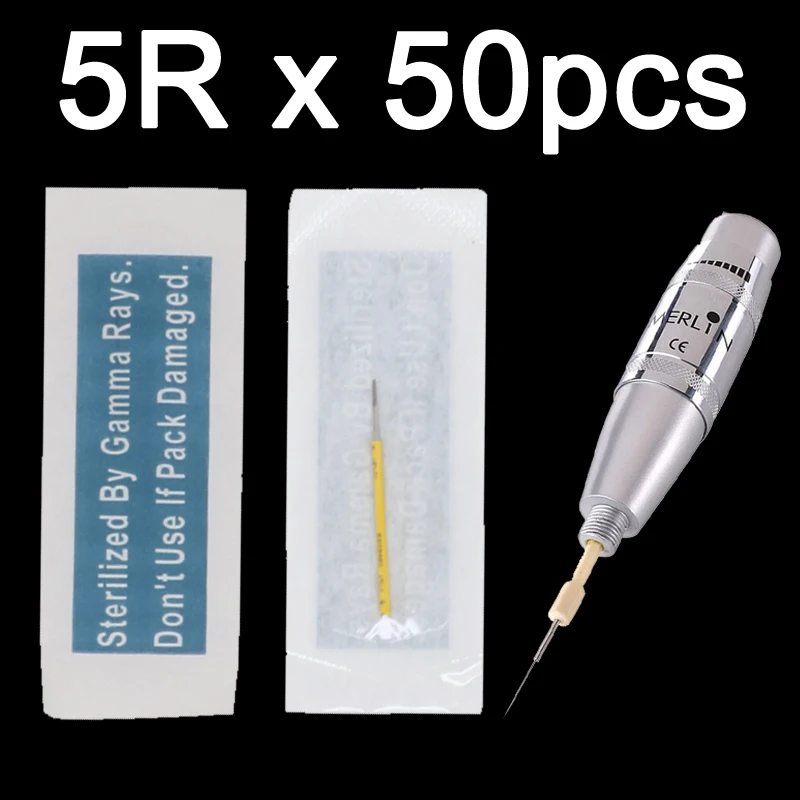 Free Shipping Original 50pcs 5R Merlin Tattoo Needles For Permanent Makeup Eyebrow and Lip Design Deluxe Biotouch Merlin Machine
Free Shipping Original 50pcs 5R Merlin Tattoo Needles For Permanent Makeup Eyebrow and Lip Design Deluxe Biotouch Merlin Machine