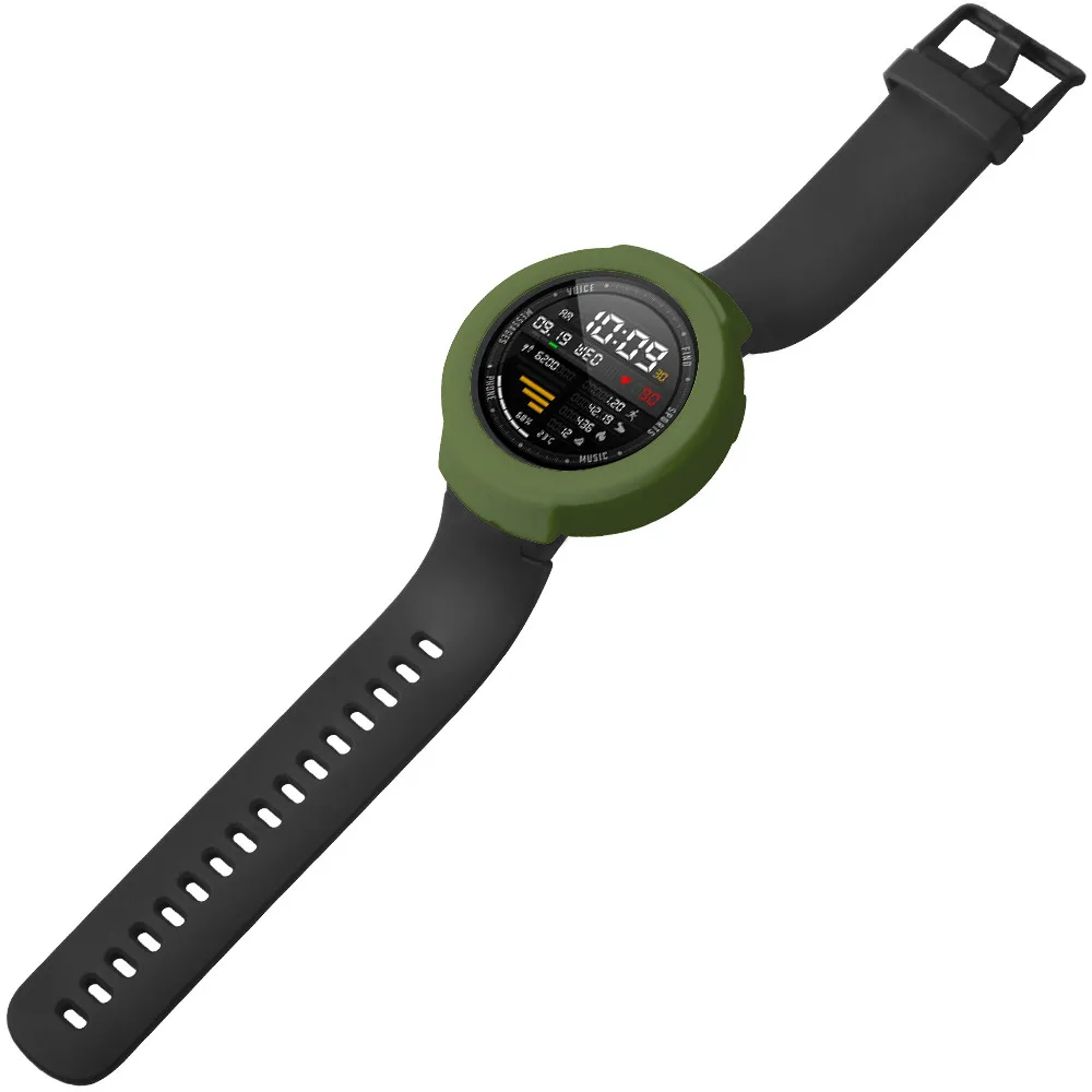 Для умных часов Huami Amazfit Verge мягкий силиконовый чехол из ТПУ с полной защитой умные