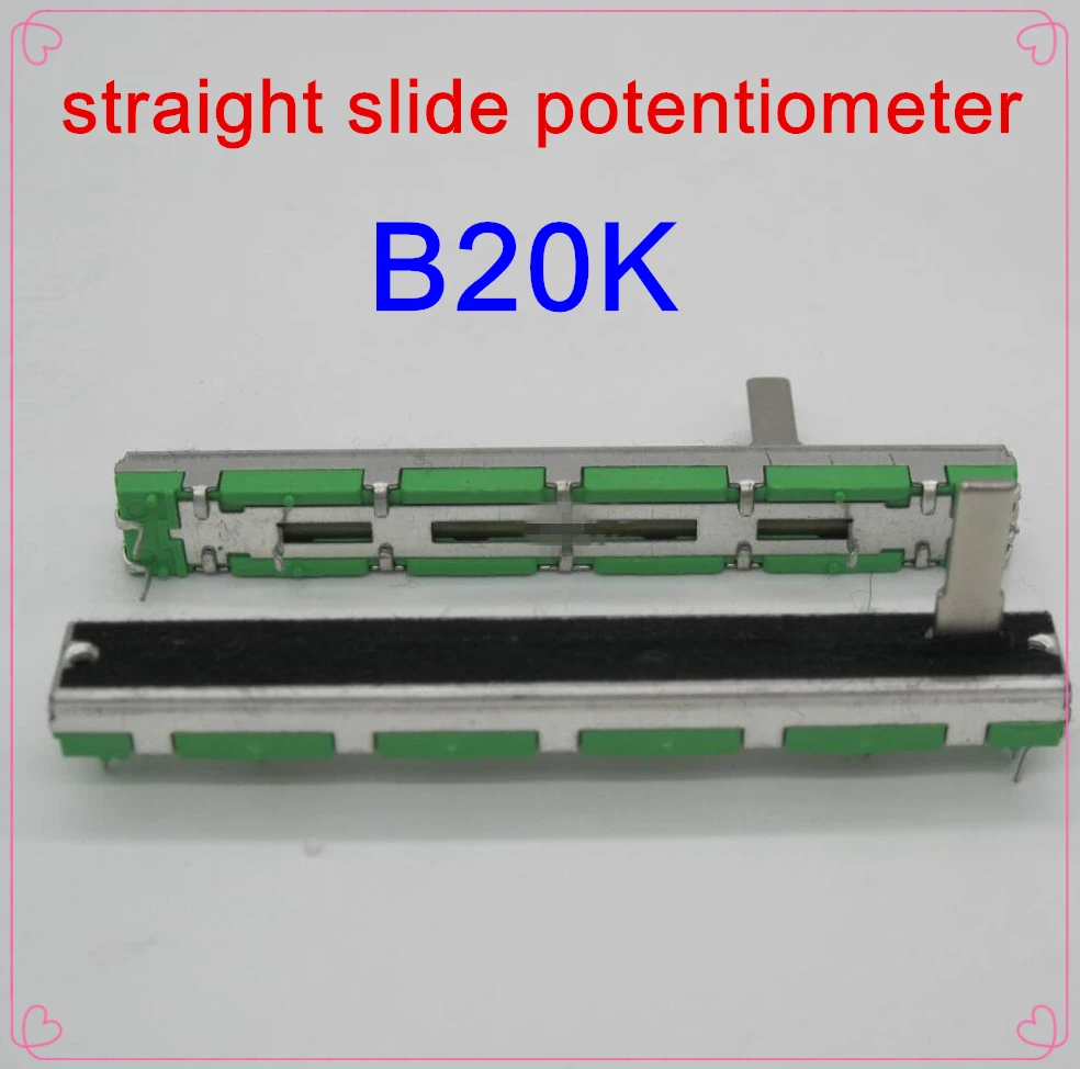 5PCS/LOTOriginal Behringer Soundcraft 7.5 cm 75MM B20KX2 double straight slide potentiometer B20K
5PCS/LOTOriginal Behringer Soundcraft 7.5 cm 75MM B20KX2 double straight slide potentiometer B20K