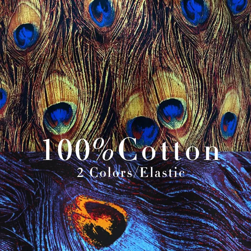 LEO&LIN Retro Peacock Feather Printed Yellow Gold Blue Elastic Satin Exclusive Patchwork Cotton Fabric Tissus 50%OFF
LEO&LIN Retro Peacock Feather Printed Yellow Gold Blue Elastic Satin Exclusive Patchwork Cotton Fabric Tissus 50%OFF