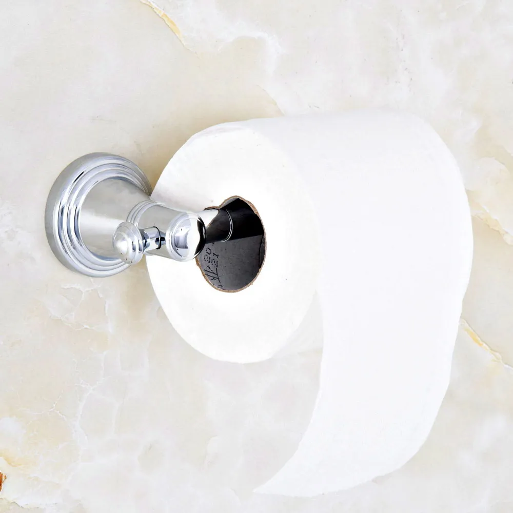 Polished Chrome Brass Wall Mounted Bathroom Toilet Paper Roll Holder Bathroom Accessory mba815
Polished Chrome Brass Wall Mounted Bathroom Toilet Paper Roll Holder Bathroom Accessory mba815