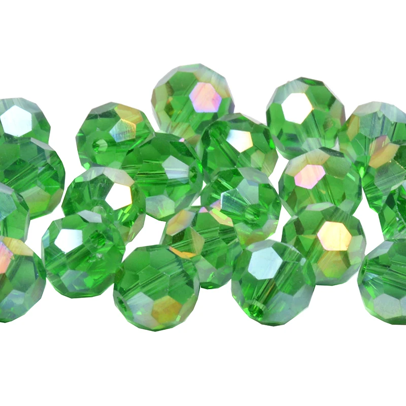 4mm 6mm 8mm Green AB Austria Crystal Football Beads Round Loose Crafts Spacer Beads for Jewelry Making
4mm 6mm 8mm Green AB Austria Crystal Football Beads Round Loose Crafts Spacer Beads for Jewelry Making