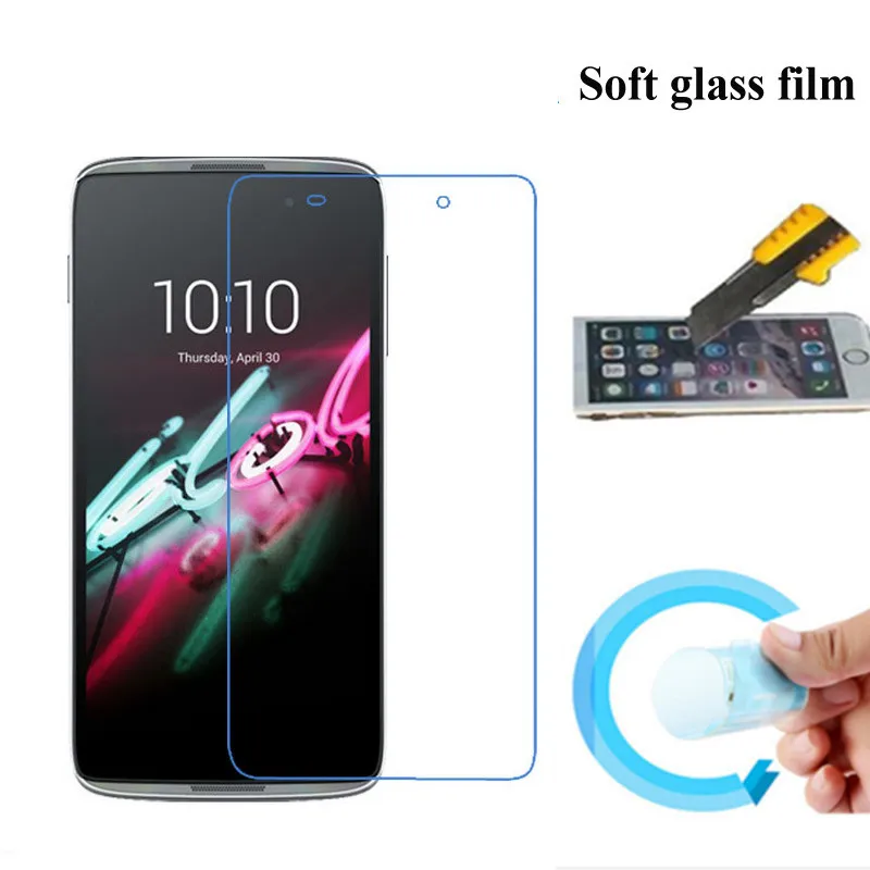Фото Для Alcatel One Touch Idol 3 4 7 6039 6039A 6039K 6039Y защита для экрана мягкое стекло нано