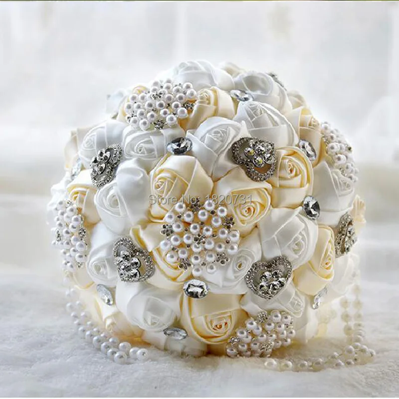 

Новинка 2020, потрясающие свадебные цветы, белые букеты для невесты, свадебный букет из искусственных роз