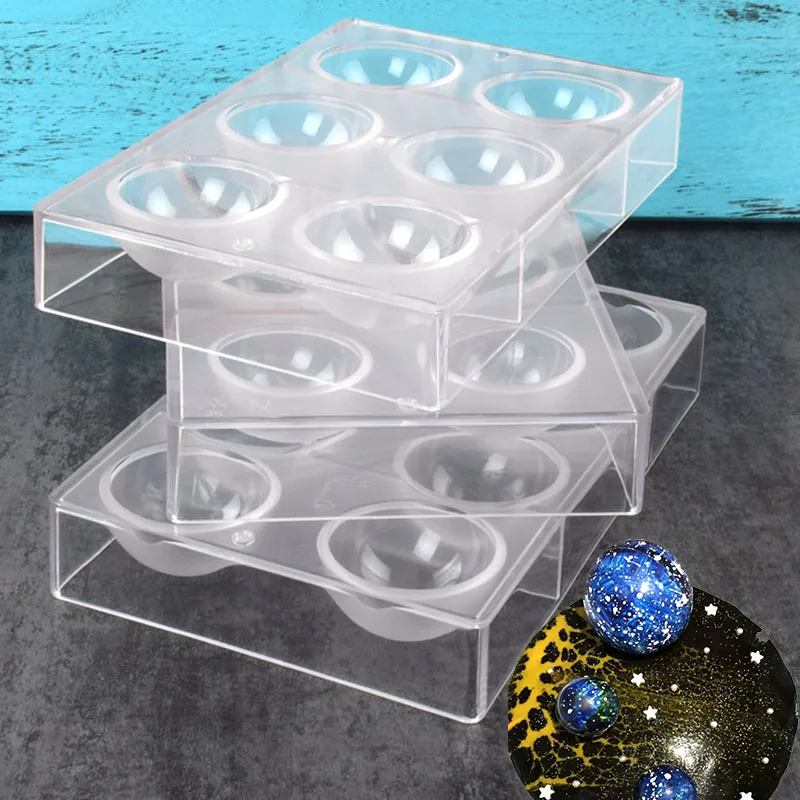 Mold for Chocolate 6/8/12/15 Large Half Spheres Shapes Chocolate Polycarbonate Mold 3d Polycarbonate Candy Jelly Mould Tool
Mold for Chocolate 6/8/12/15 Large Half Spheres Shapes Chocolate Polycarbonate Mold 3d Polycarbonate Candy Jelly Mould Tool
