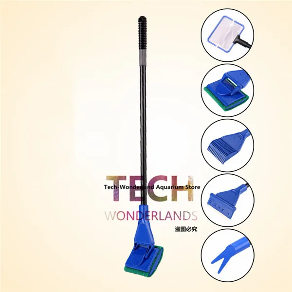Aquarium 5 in 1 cleaning tool fishnet algae shaving cutter weed clip fish tank brush glass scraper long handle free shipping
Aquarium 5 in 1 cleaning tool fishnet algae shaving cutter weed clip fish tank brush glass scraper long handle free shipping