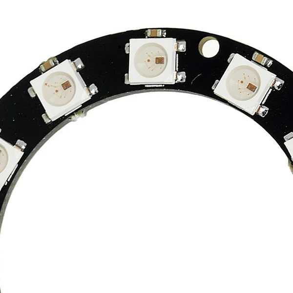Светодиодный Ws2812 Кольцо RGB 5050 светодиодный s встроенный драйвер Совместимость 12