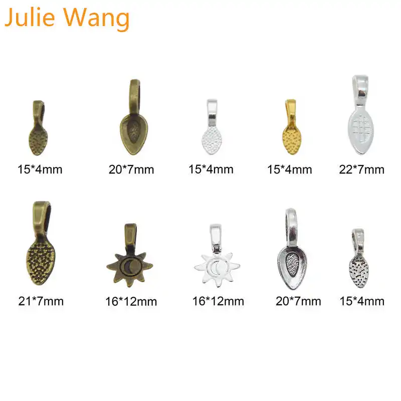 Julie Wang 200PCS/Box Retro Antique Colors Shovel Shape Glue On Bail Pendant Necklace Bracelet Jewelry Making With Plastic Box
Julie Wang 200PCS/Box Retro Antique Colors Shovel Shape Glue On Bail Pendant Necklace Bracelet Jewelry Making With Plastic Box