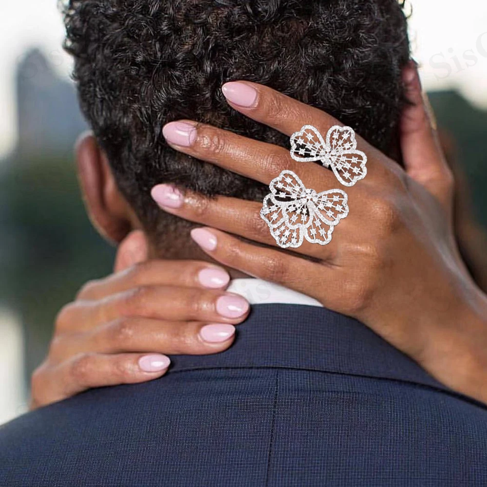 SISCATHY Charms Big Bowknots Cubic Zirconia Rings Female Dubai Wedding Party Ring For Women Jewelry Bagues Anillos 2019
SISCATHY Charms Big Bowknots Cubic Zirconia Rings Female Dubai Wedding Party Ring For Women Jewelry Bagues Anillos 2019