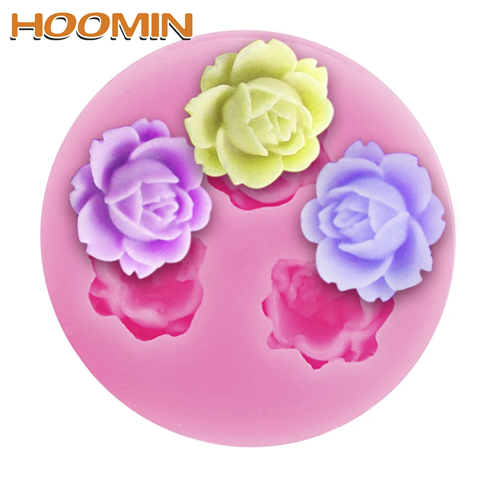 Фото HOOMIN посуда для выпечки 3D Розовая форма помадки шоколадные - купить