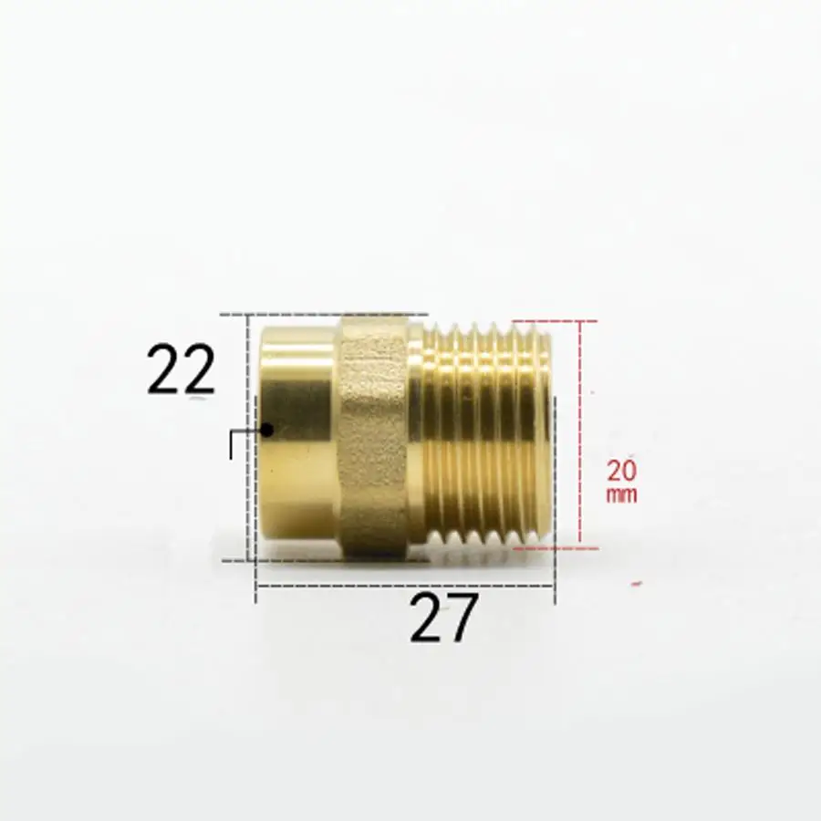 DN15 G 1/2" BSPP Male x 16mm Weld Socket Brass Pipe Fitting Coupler Adapter Water Gas Oil
DN15 G 1/2" BSPP Male x 16mm Weld Socket Brass Pipe Fitting Coupler Adapter Water Gas Oil