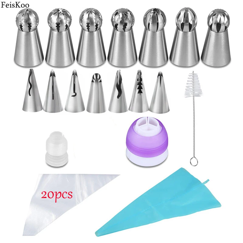 38pcs/Set Stainless Steel Pastry Nozzles With Pastry Bag Coupler Ball Icing Piping Nozzles Cupcake Decorator Bico De Confeitar
38pcs/Set Stainless Steel Pastry Nozzles With Pastry Bag Coupler Ball Icing Piping Nozzles Cupcake Decorator Bico De Confeitar