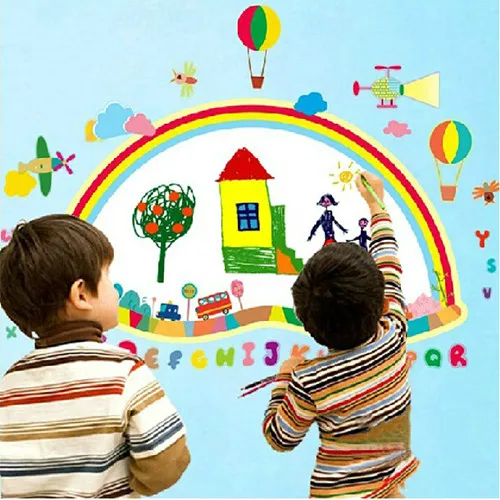 mur autocollant Rainbow Alphabet AirPlane Balloon Whiteboard Wall Stickers Nursery Decal Kid Art Etiqueta de la pared
mur autocollant Rainbow Alphabet AirPlane Balloon Whiteboard Wall Stickers Nursery Decal Kid Art Etiqueta de la pared