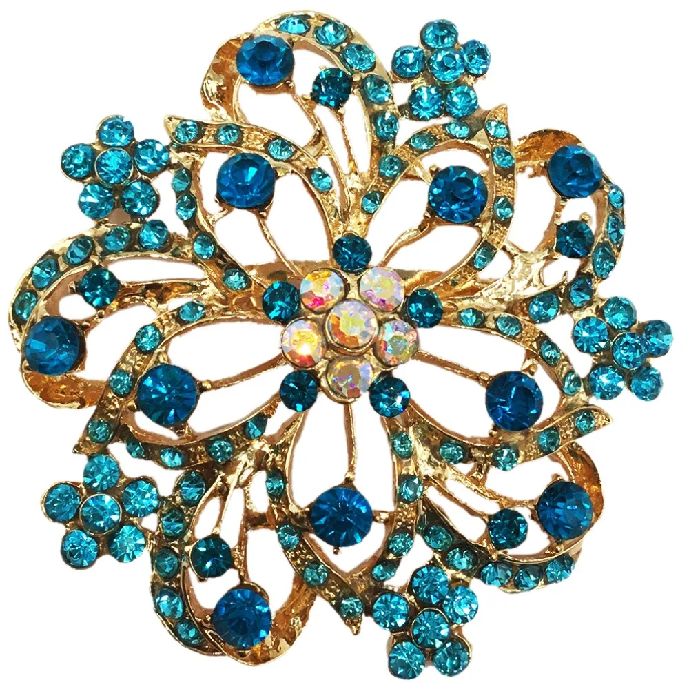 Blue 62mm Large Crystal Brooch Pins For Women Flower Broches Jewelry Fashion Wedding Party Gifts BRO40
Blue 62mm Large Crystal Brooch Pins For Women Flower Broches Jewelry Fashion Wedding Party Gifts BRO40