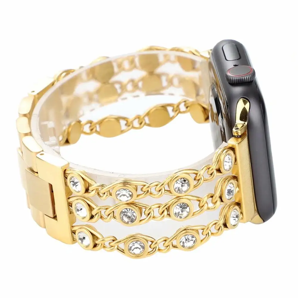 Stainless Steel watch bands for apple watch 4 strap 44mm 40mm for apple watch accessories bracelet iwatch Series 3 2 1 42mm 38mm
Stainless Steel watch bands for apple watch 4 strap 44mm 40mm for apple watch accessories bracelet iwatch Series 3 2 1 42mm 38mm