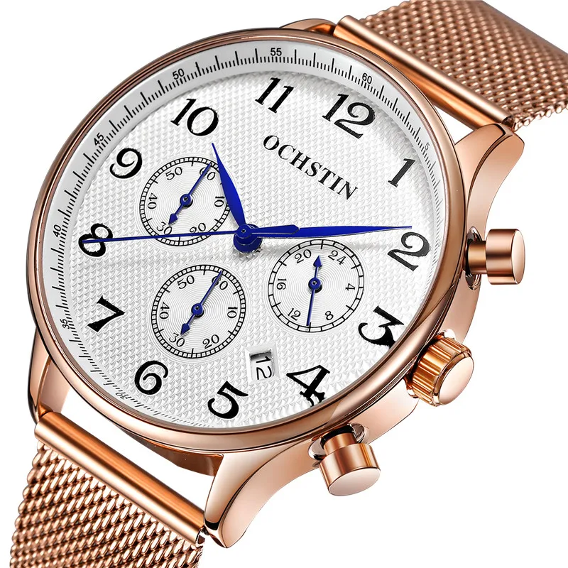 Reloj Hombre 2017 OCHSTIN модные спортивные мужские часы с хронографом Лидирующий бренд